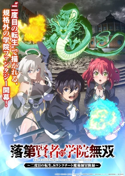 انمي Rakudai Kenja No Gakuin Musou: Nidome No Tensei, S-Rank Cheat Majutsushi Boukenroku الحلقة 4 مترجمة
